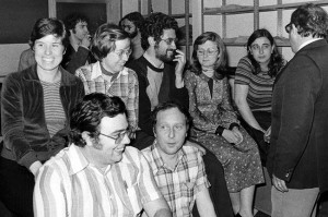 Nit del 22 al 23 d'abril de 1976. Sortida del diari "Avui".